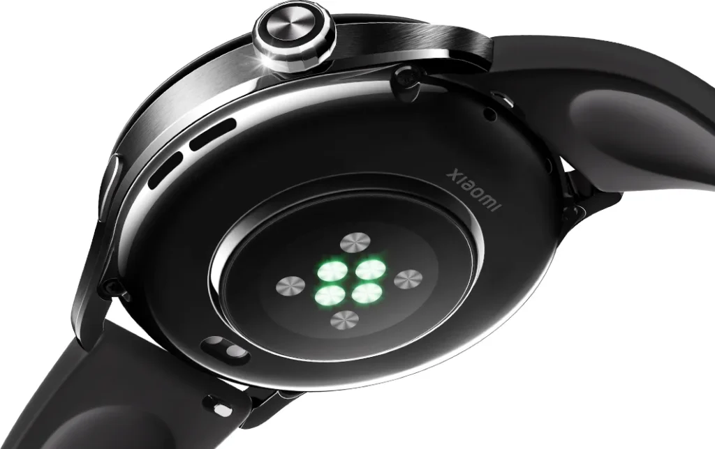 Αισθητήρες υγείας στην πίσω όψη του Xiaomi Watch S5 Black