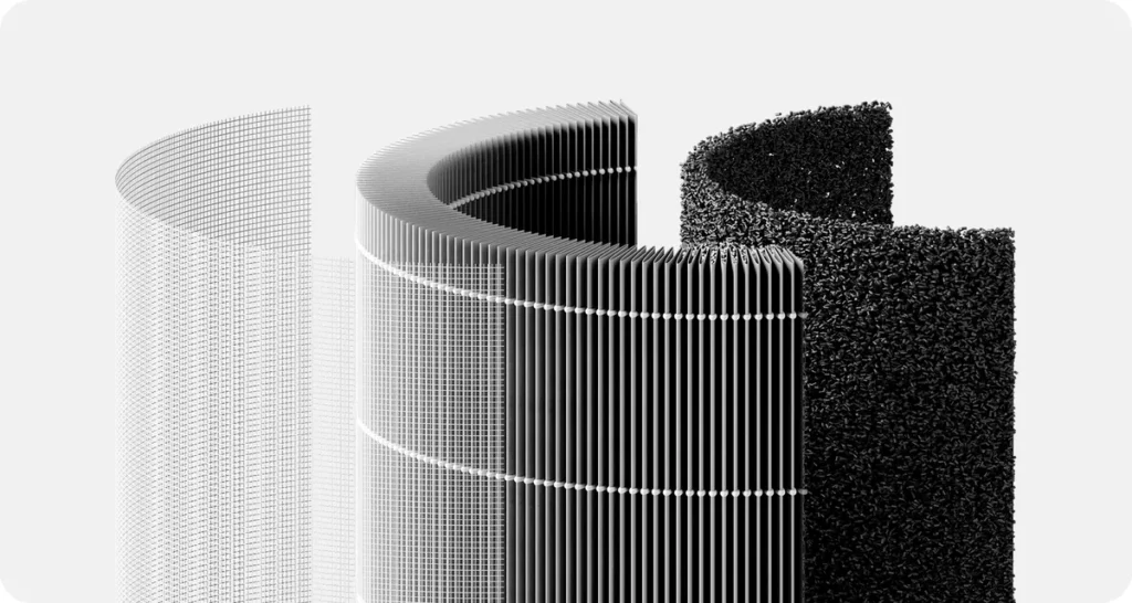 Xiaomi Mijia Smart Purifier 6 Filter (BHR08O9GL) Τα τρία στάδια φιλτραρίσματος του Mijia Smart Air Purifier 6 Filter