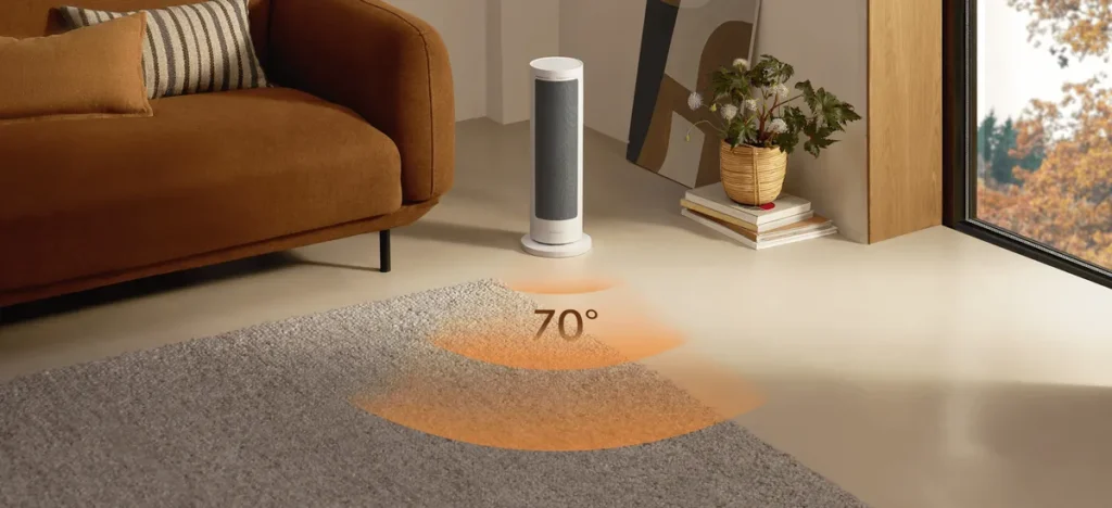 Xiaomi Smart Graphene Heater White EU (BHR084SEU) Ταλάντωση 70° του Xiaomi Smart Graphene Heater