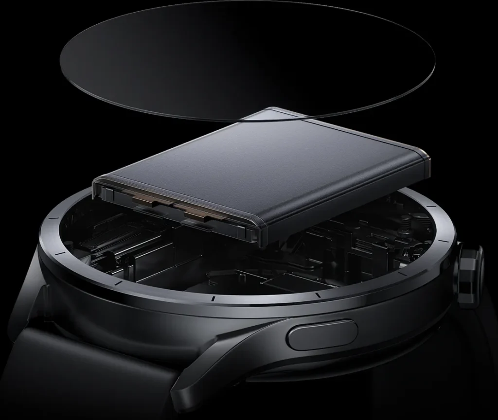 Xiaomi Watch S5 46mm Blue (BHR08ITGL) Εσωτερικό του Xiaomi Watch S5 με την μπαταρία