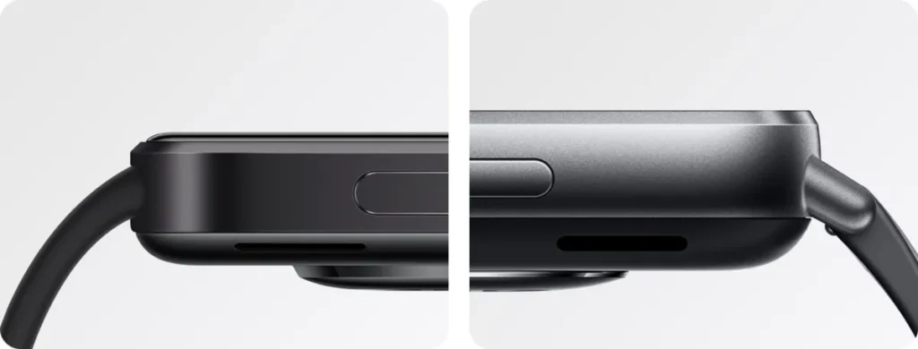 Πλαϊνή όψη του REDMI Watch 6 Active μαύρο