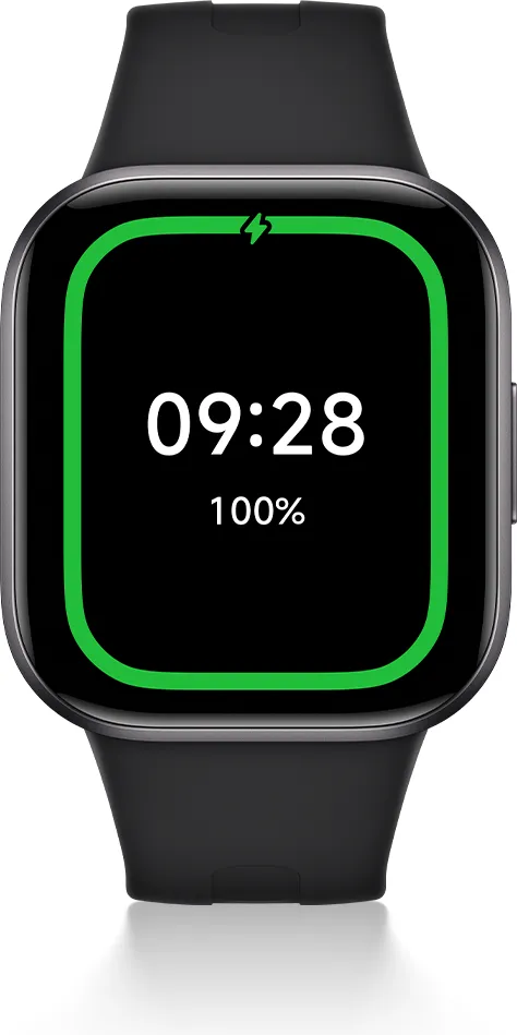 REDMI Watch 6 Active μαύρο κατά τη φόρτιση