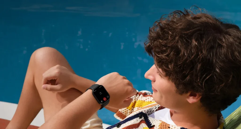 Smartwatch Xiaomi Redmi Watch 6 Lite 48mm Μαύρο (BHR09CWGL) REDMI Watch 6 Lite μαύρο στον καρπό