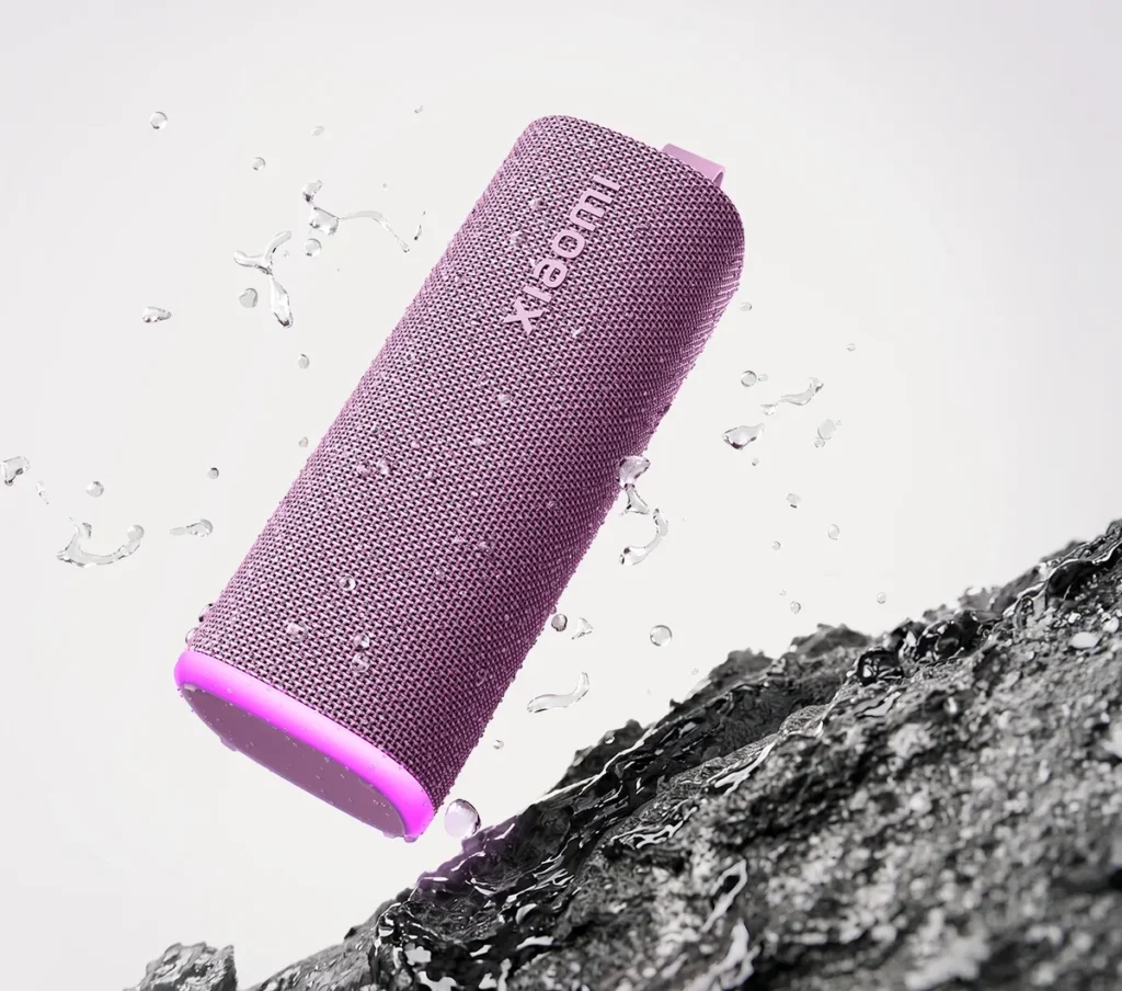 Xiaomi Φορητό Bluetooth Ηχείο Sound Play 18W Μωβ (QBH4431GL) Xiaomi Sound Play μωβ με σταγόνες νερού