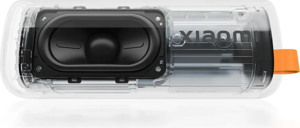 Εσωτερικό του Xiaomi Sound Play με το μεγάφωνο και τους παθητικούς ακτινοβολητές