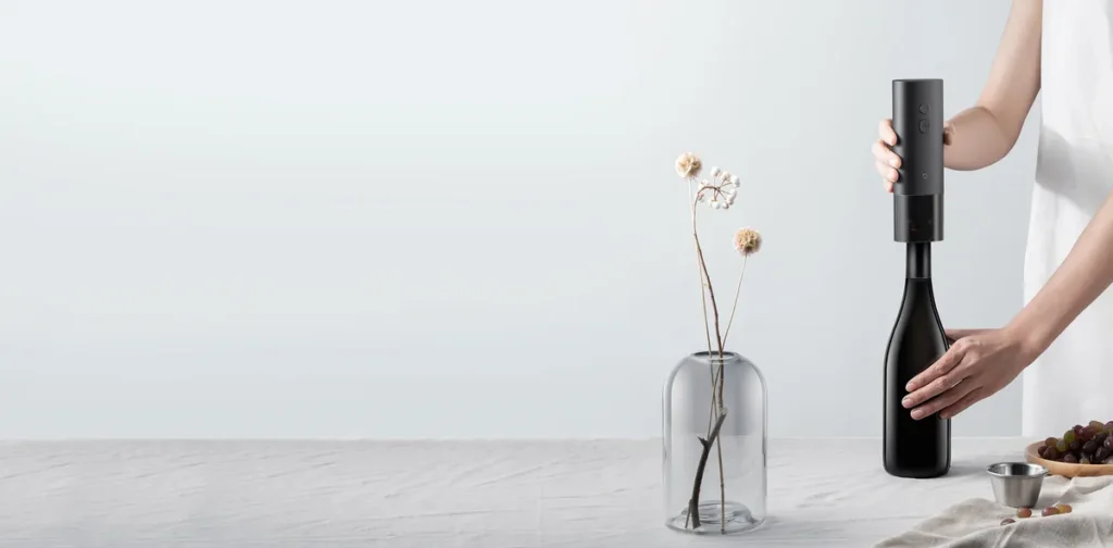 Xiaomi Mijia Electric Wine Opener (BHR0966GL) Άνοιγμα μπουκαλιού με το Mijia Electric Wine Opener