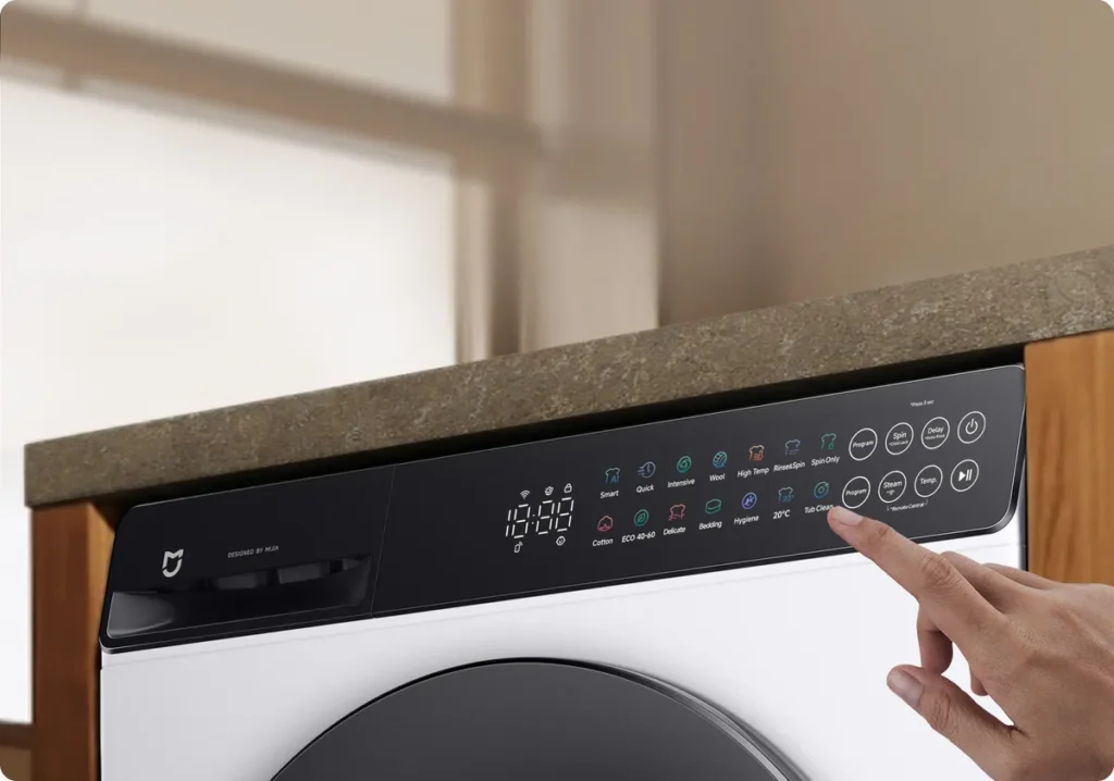 Xiaomi Mijia Front Load Washer 8kg (QMP4672EU) Έγχρωμη οθόνη αφής του πλυντηρίου