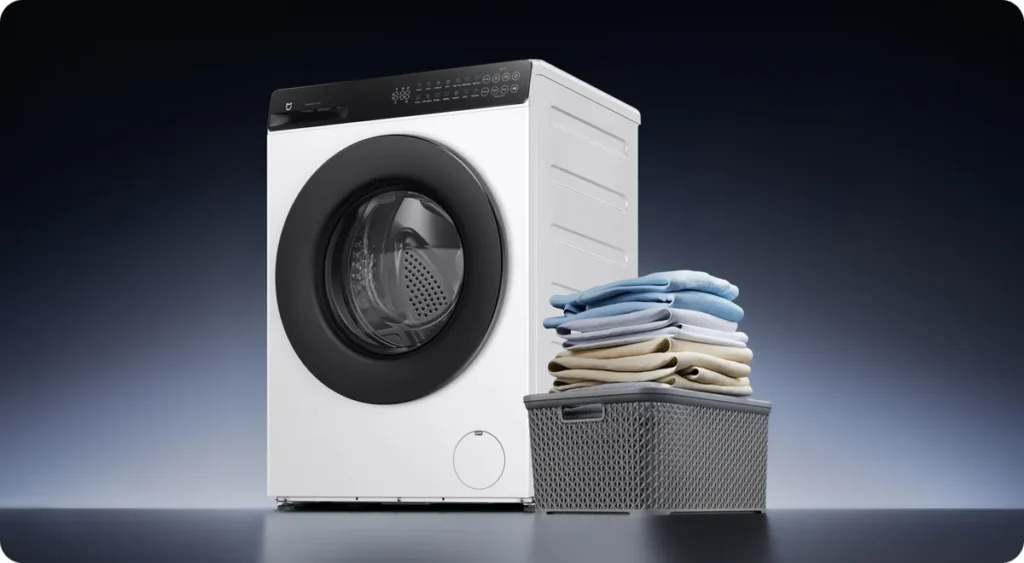 Xiaomi Mijia Front Load Washer 8kg (QMP4672EU) Xiaomi Mijia Front Load Washer 8kg με καλάθι ρούχων