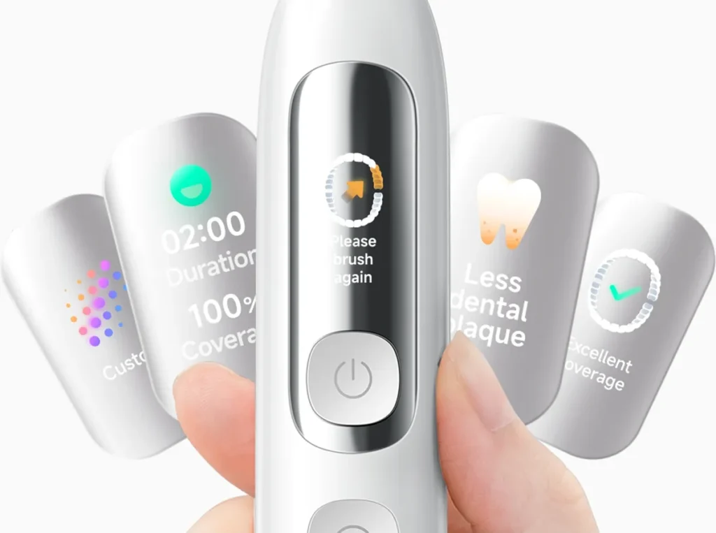 Xiaomi Mijia Smart Servo-oscillation Electric Toothbrush Pro Blue (BHR0950EU) Κεφαλές Clean και Soft