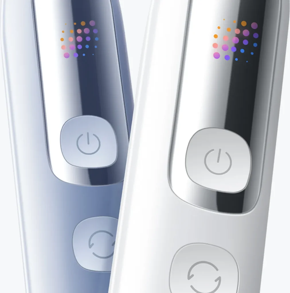 Xiaomi Mijia Smart Servo-oscillation Electric Toothbrush Pro Blue (BHR0950EU) Λαβές σε λευκό και μπλε