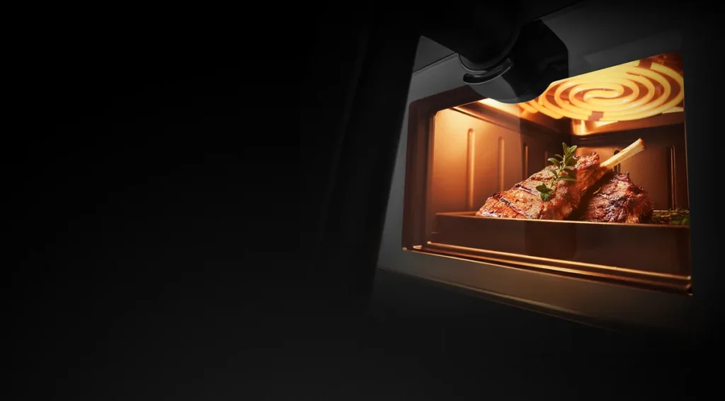 Xiaomi Mijia Smart Steam Air Fryer 7L Black (BHR08U4EU) Παράθυρο παρατήρησης 7 ιντσών της Mijia Smart Steam Air Fryer