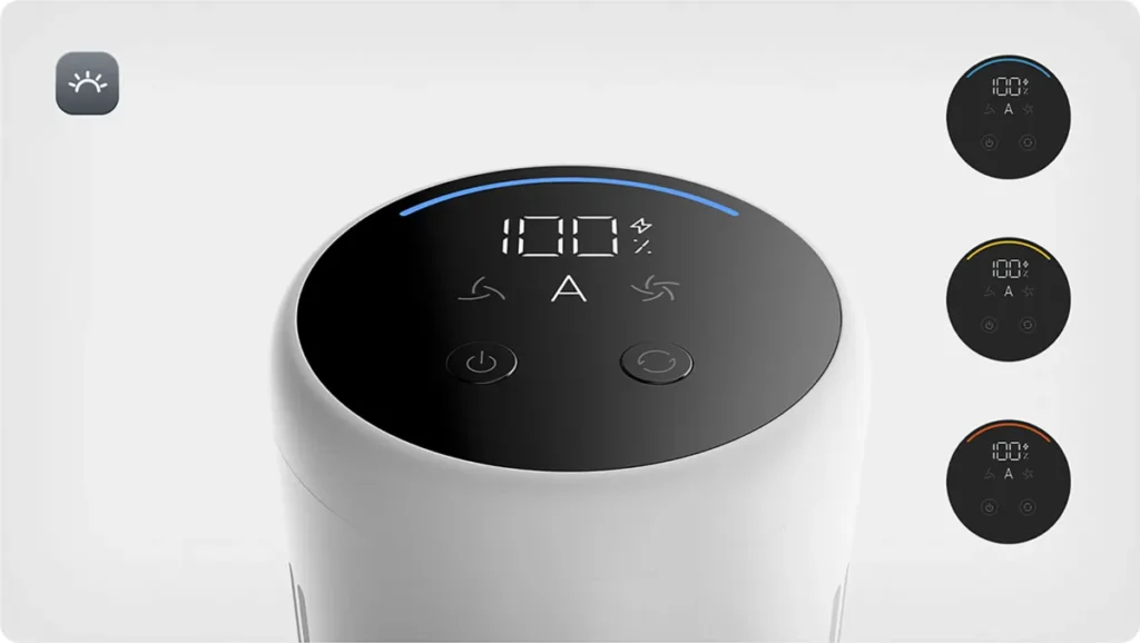 Xiaomi Mijia Vacuum Cleaner 4 Επαναφορτιζόμενο Σκουπάκι Stick 29.6V (BHR09C4EU) Οθόνη LED της Mijia Vacuum Cleaner 4
