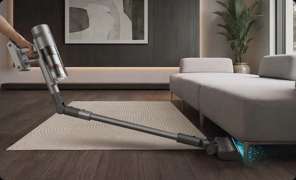 Xiaomi Mijia Vacuum Cleaner 4 Pro Επαναφορτιζόμενο Σκουπάκι Stick 25.9V (BHR09C1EU) Σωλήνας που λυγίζει κάτω από τον καναπέ
