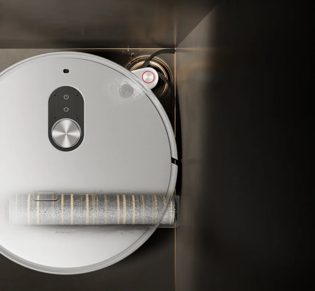 Xiaomi Robot Vacuum 6 Pro Σκούπα Ρομπότ με Wi-Fi White (BHR08X0EU) Επεκτεινόμενο roller mop σε γωνία