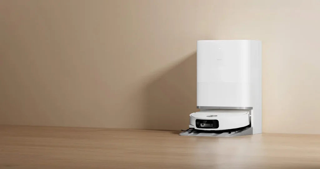 Xiaomi Robot Vacuum 6 Σκούπα Ρομπότ με Wi-Fi White (BHR08ZTEU) Xiaomi Robot Vacuum 6 και σταθμός omni