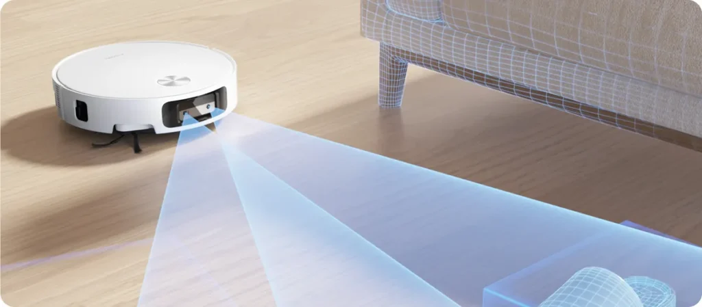 Xiaomi Robot Vacuum 6 Σκούπα Ρομπότ με Wi-Fi White (BHR08ZTEU) Η AI κάμερα της Robot Vacuum 6 ανιχνεύει εμπόδια