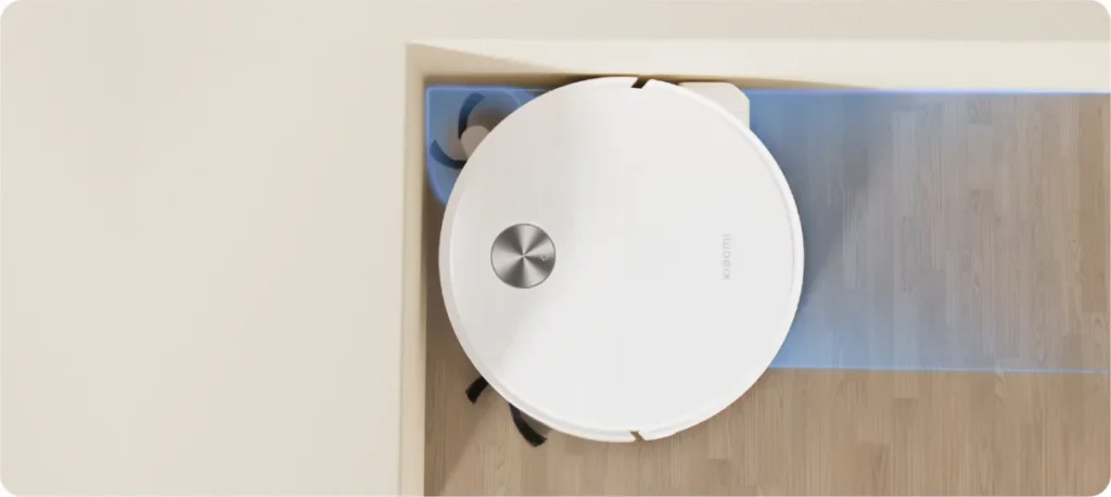 Xiaomi Robot Vacuum 6 Σκούπα Ρομπότ με Wi-Fi White (BHR08ZTEU) Επέκταση σφουγγαριού και βούρτσας στις άκρες
