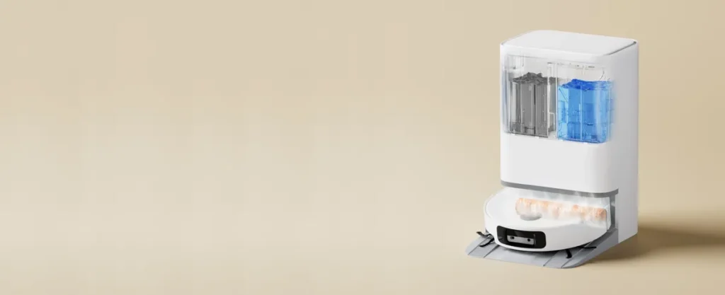 Xiaomi Robot Vacuum 6 Σκούπα Ρομπότ με Wi-Fi White (BHR08ZTEU) Εκκένωση σκόνης στον σταθμό omni
